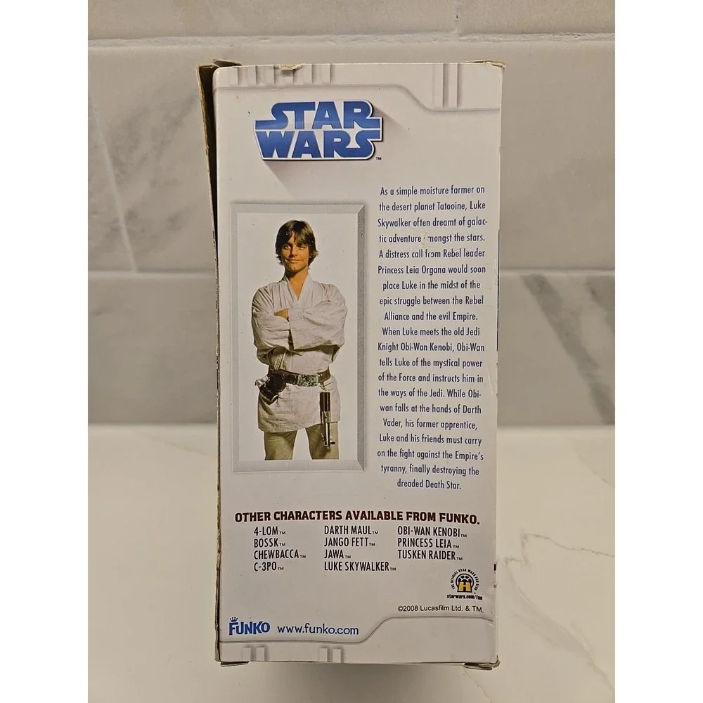 Star Wars Funko Luke Skywalker Bobble Head Wacky Wobbler 2008